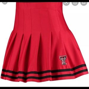 Texas Tech Red Pleated Skirt